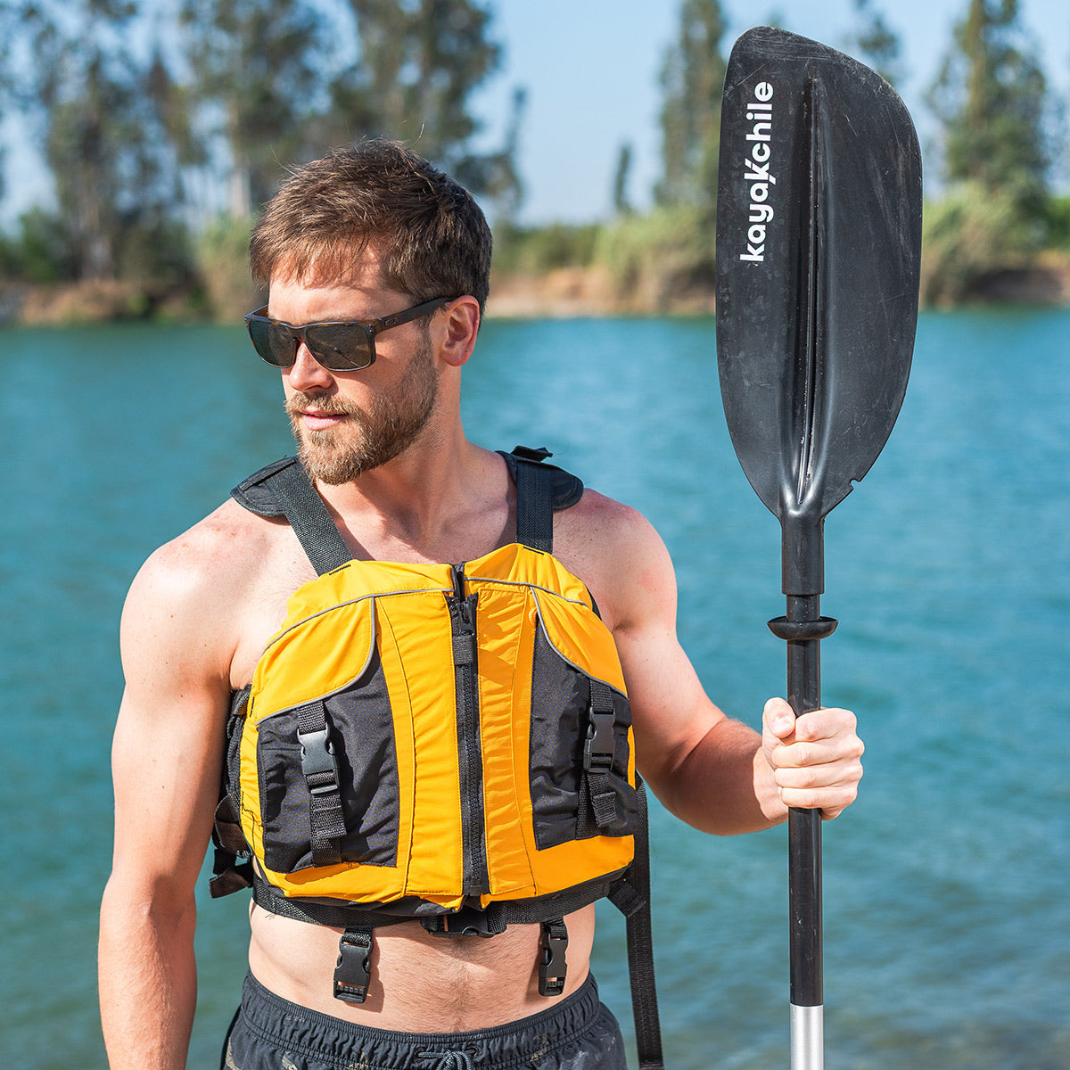 Salvavidas Kayak Amarillo