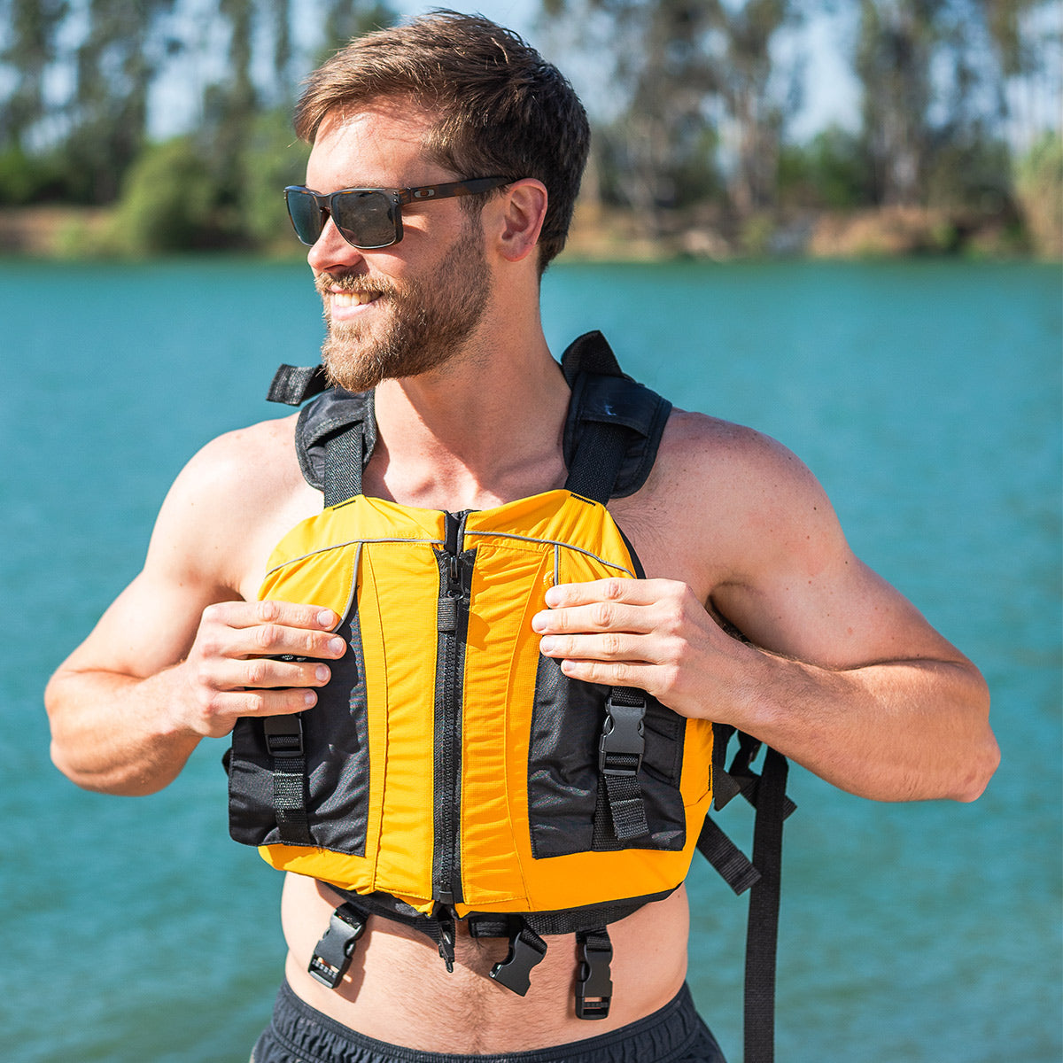 Salvavidas Kayak Amarillo