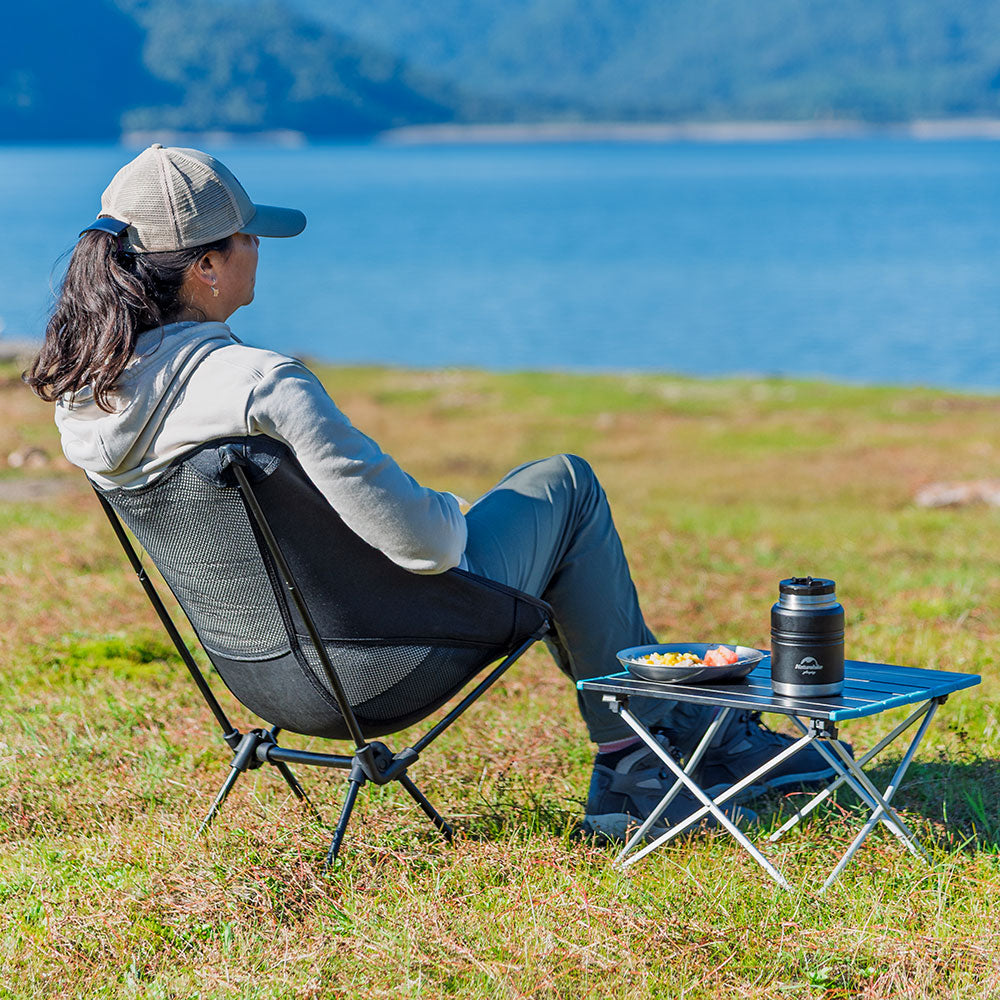 Silla Plegable Moon Camping Negra