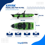 Kayak Pedal Big Fish 95 PDL