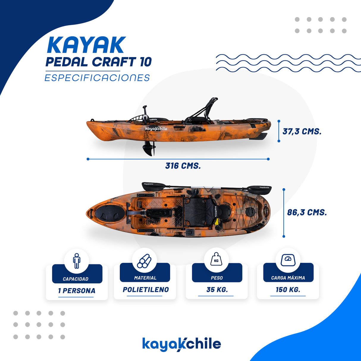 Kayak Pedal Craft 10