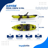 Kayak Pedal Crank 10 PDL