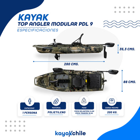 Kayak Top Angler Modular PDL 9