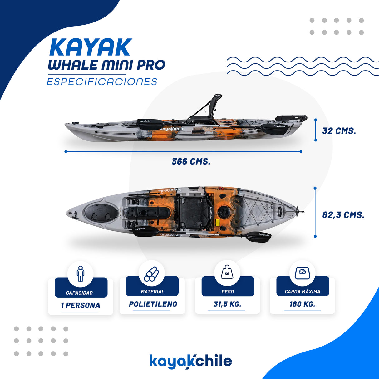 Kayak Whale Mini Pro