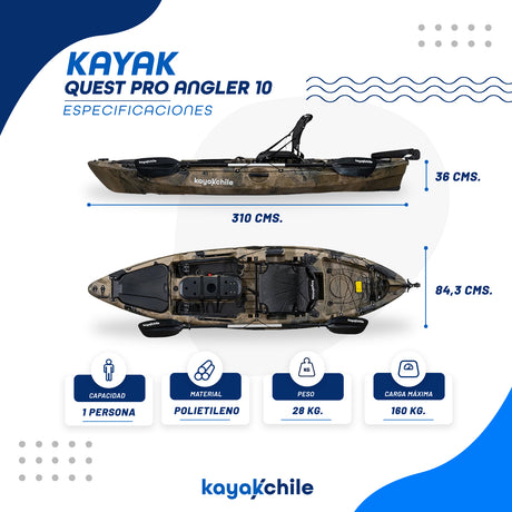 Kayak Quest Pro Angler 10