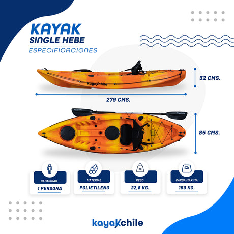 Kayak Single Hebe
