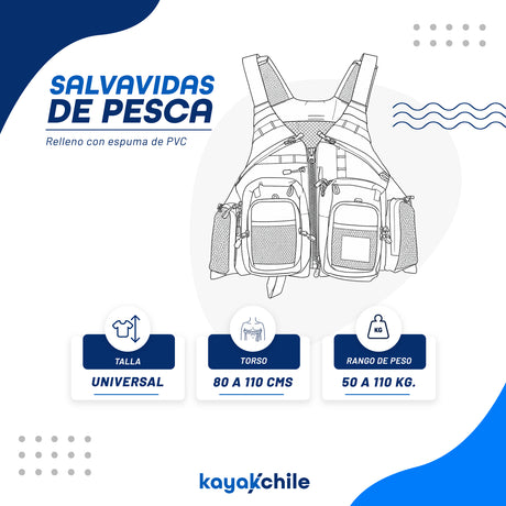 Salvavidas de Pesca Verde